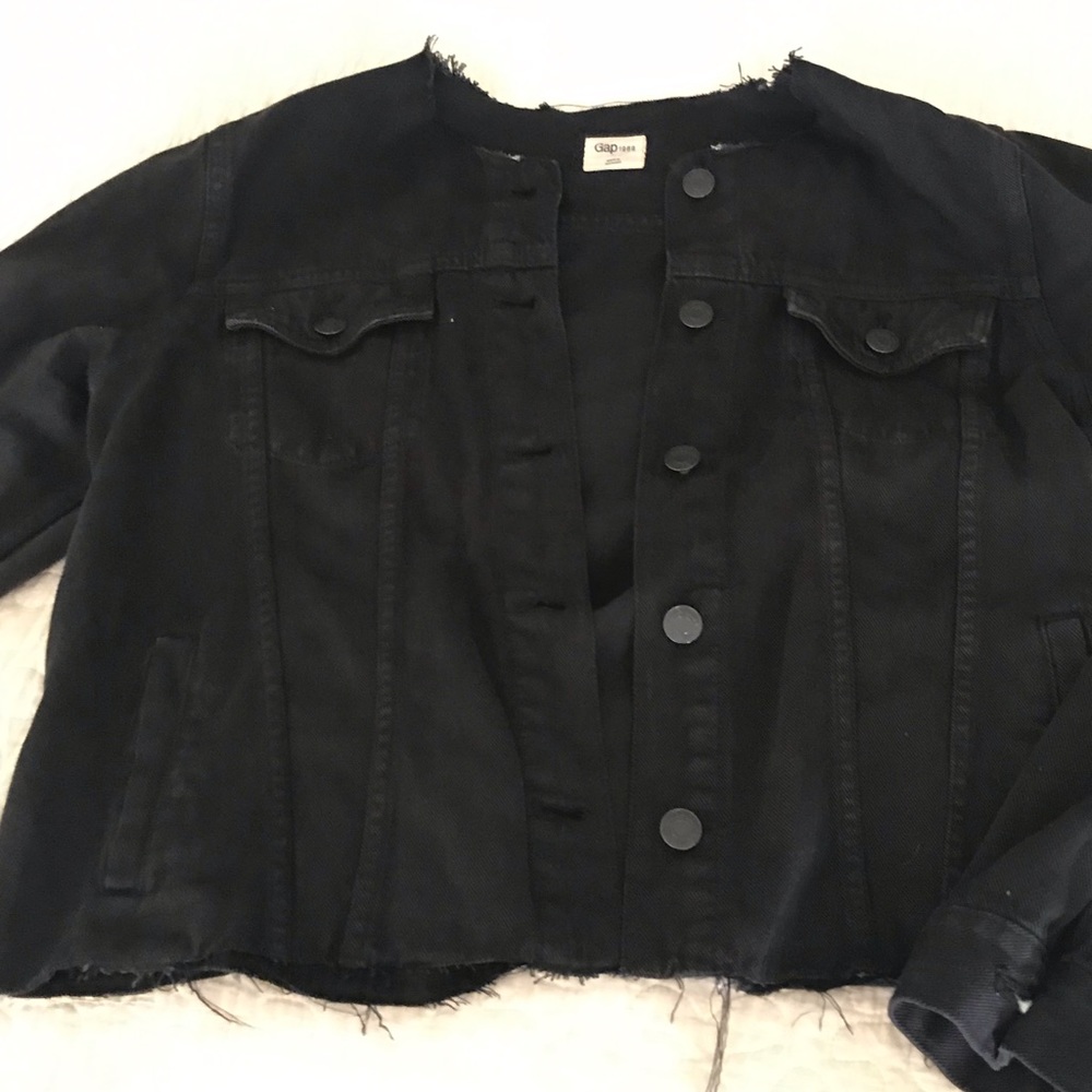 Denim deconstructed jacket
